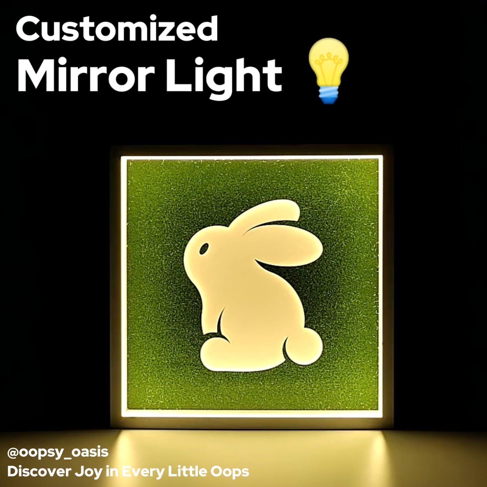 Customized LED Mirror Light - Oopsy Oasis